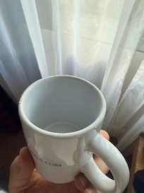 部屋に準備されていたマグカップが汚れていた