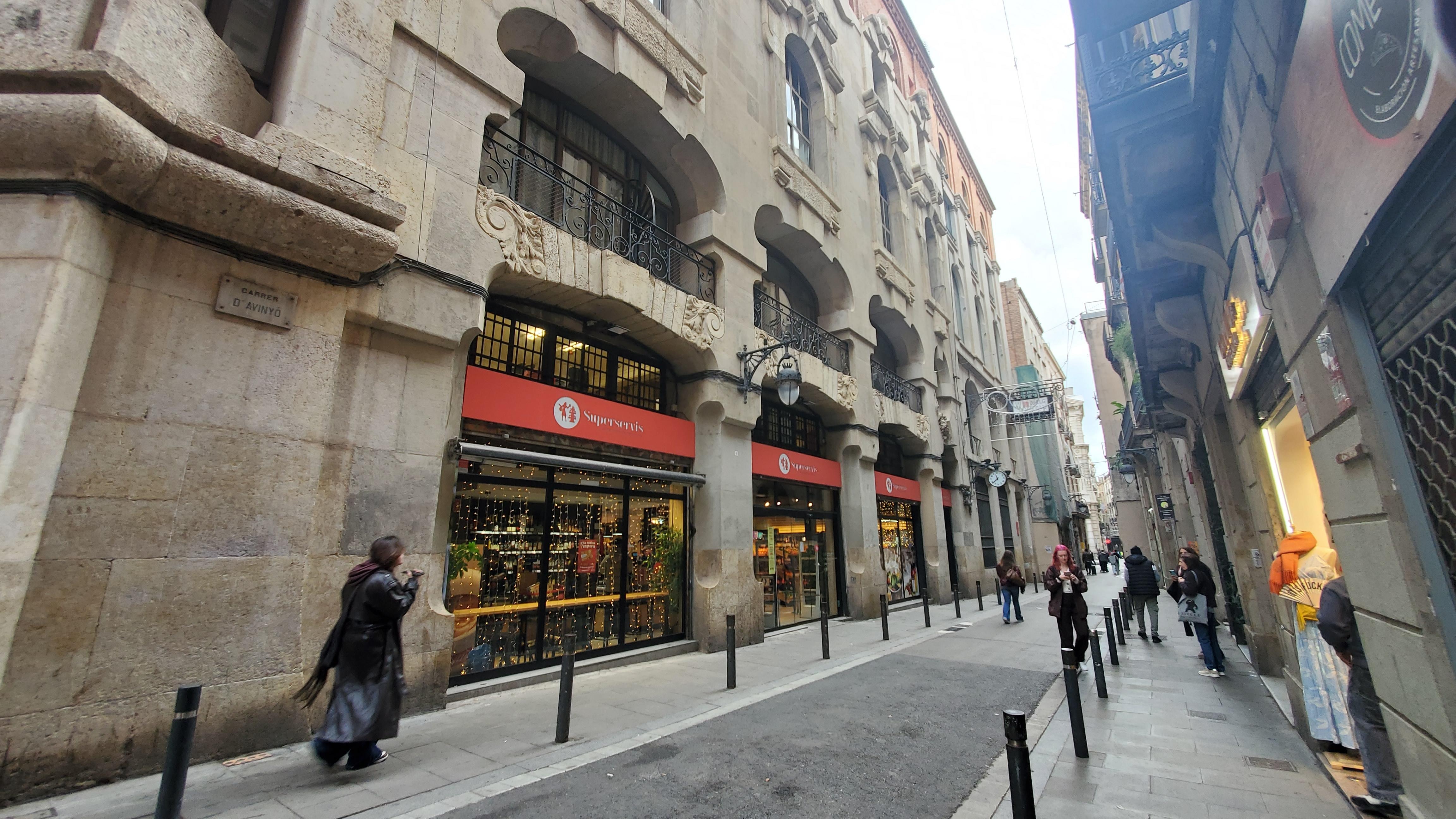 View of room from street level