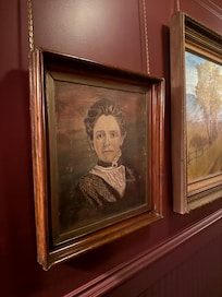 One of the many portraits lining the halls