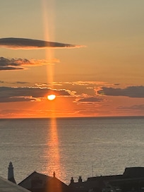Sunset from the balcony