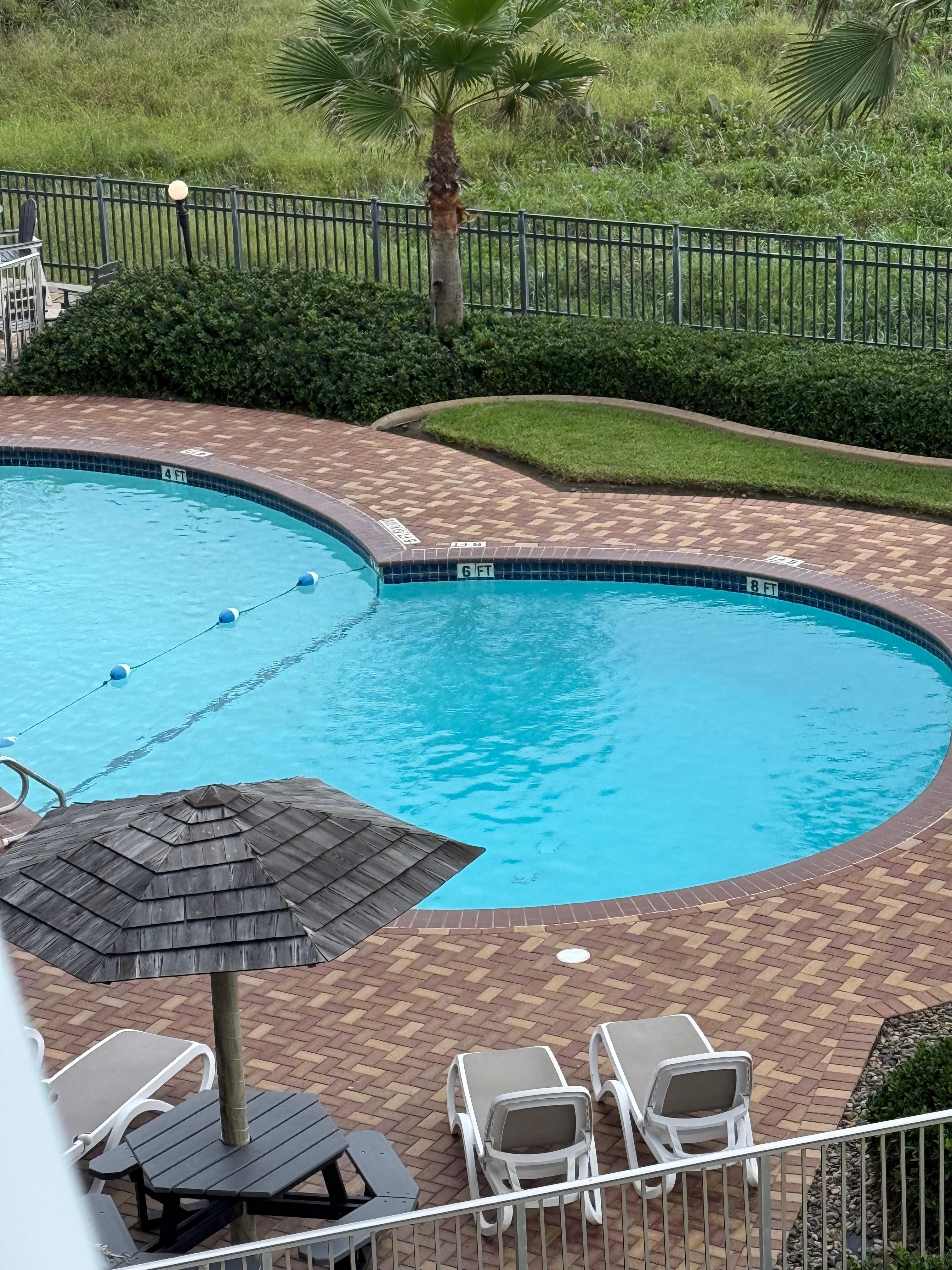 Swimming pool view.  We loved the pool too.