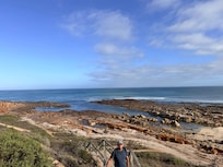 Granites Beach across the road