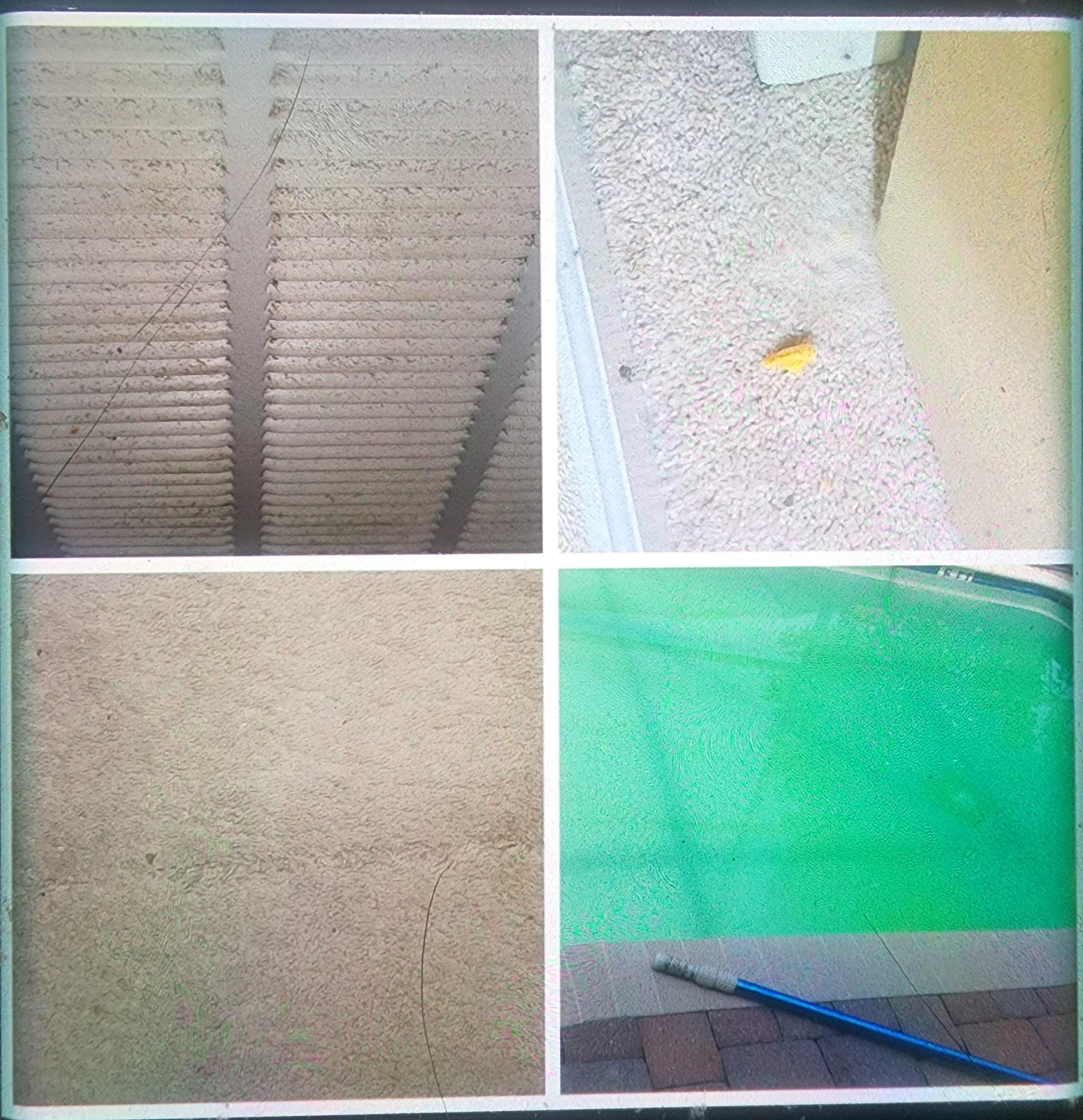 Dirty ac vent, food on the floor, stains on the carpet. 