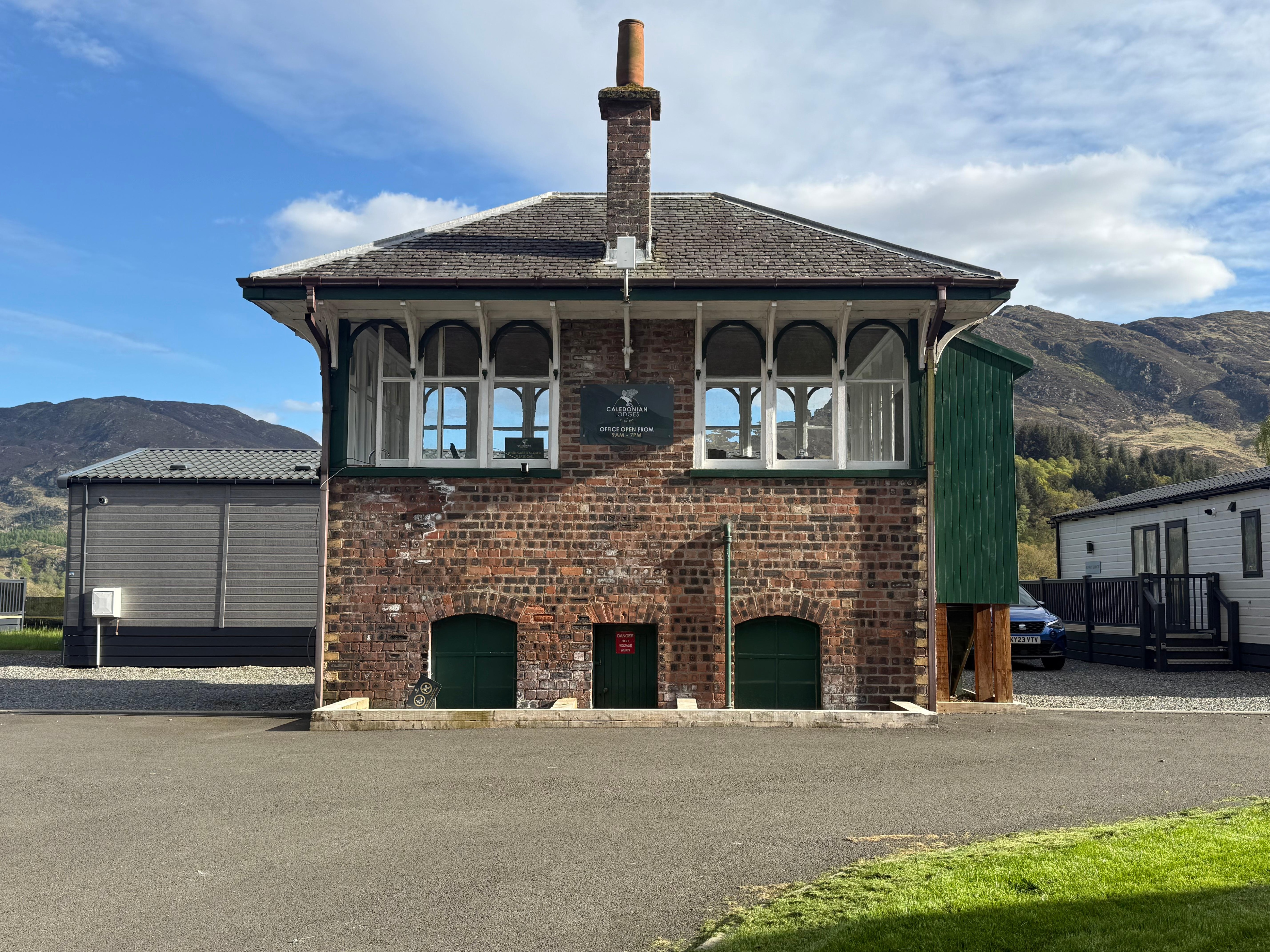 Railway signal box
