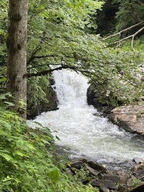 One of the many waterfalls we saw!