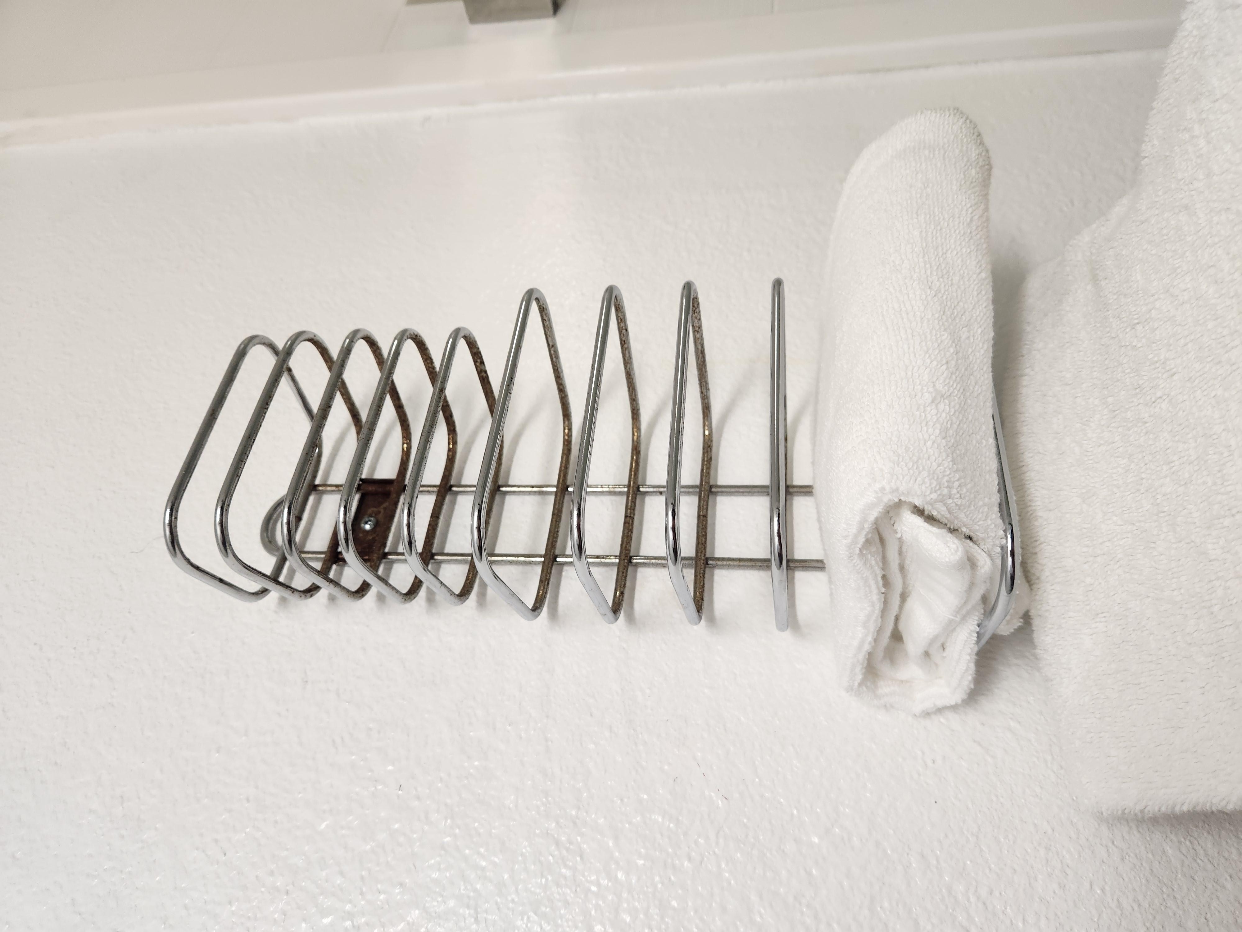 Rusty towel hanger