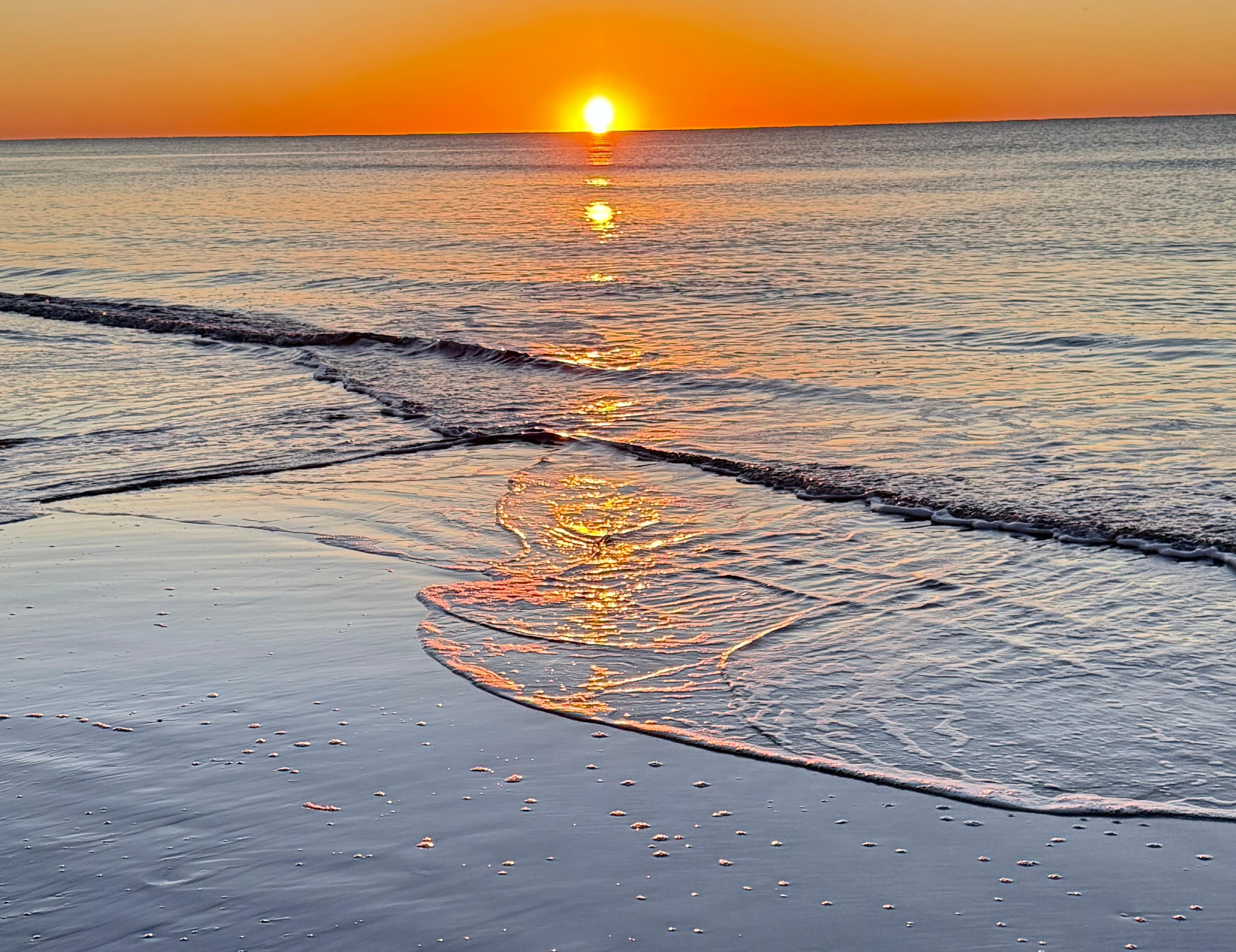 From the shore outside our villa