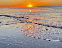 From the shore outside our villa