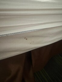 Another stain on sheets