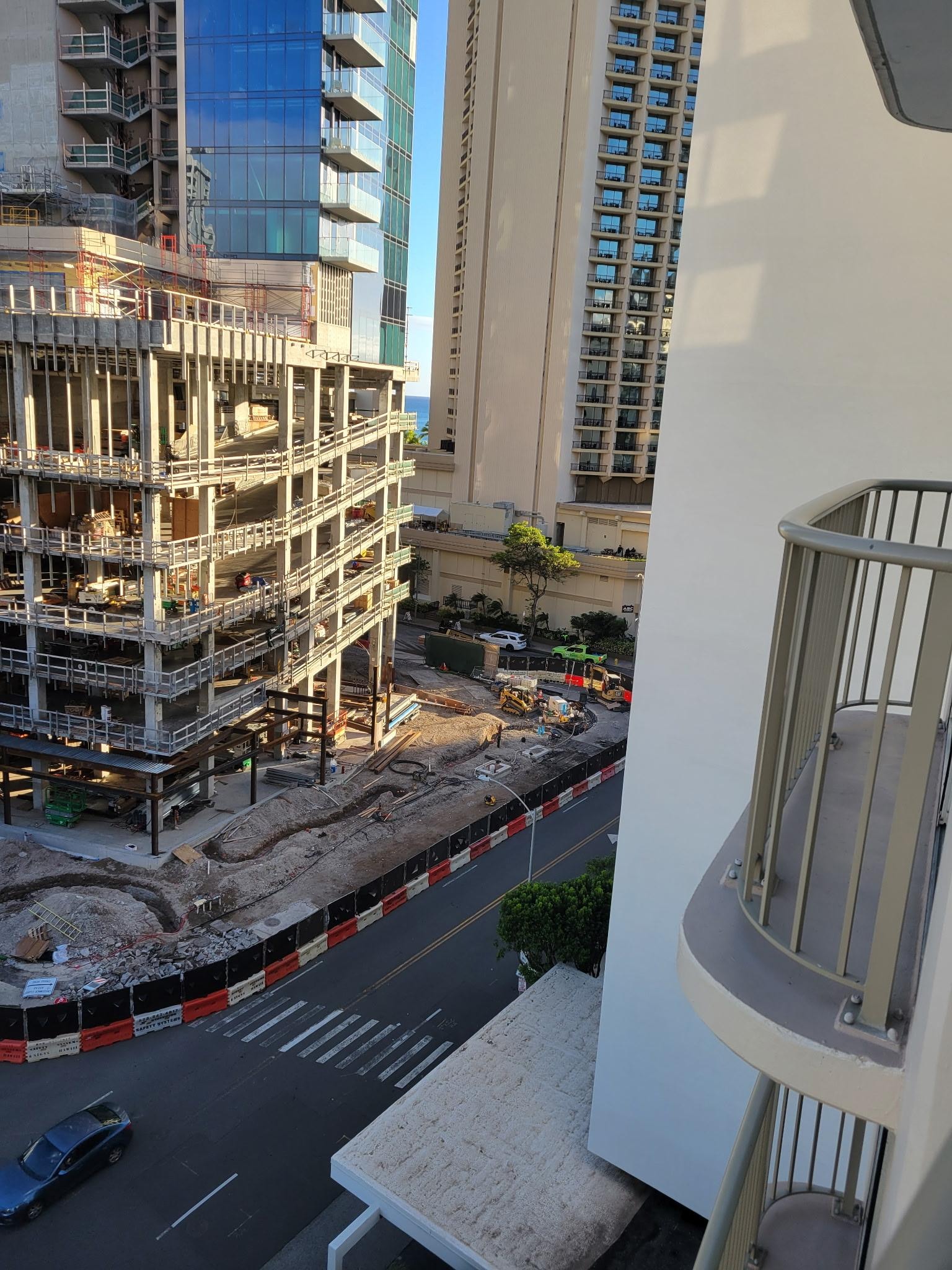 Construction started @ 6am every morning that we weren't told about