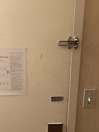 This is the hotel door