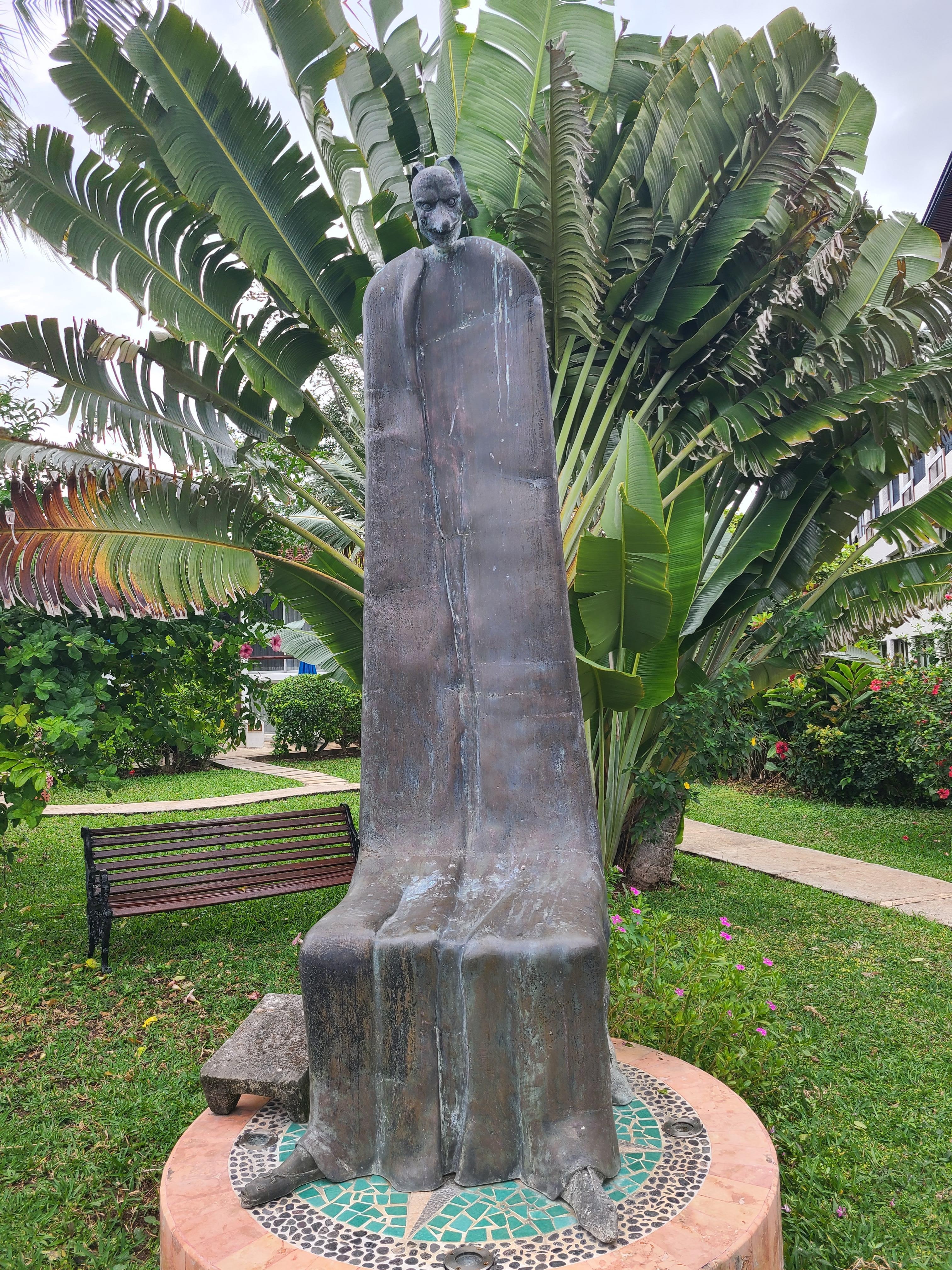 My favorite sculpture on the property. 