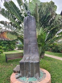 My favorite sculpture on the property.