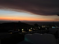 Sunset from our private pool