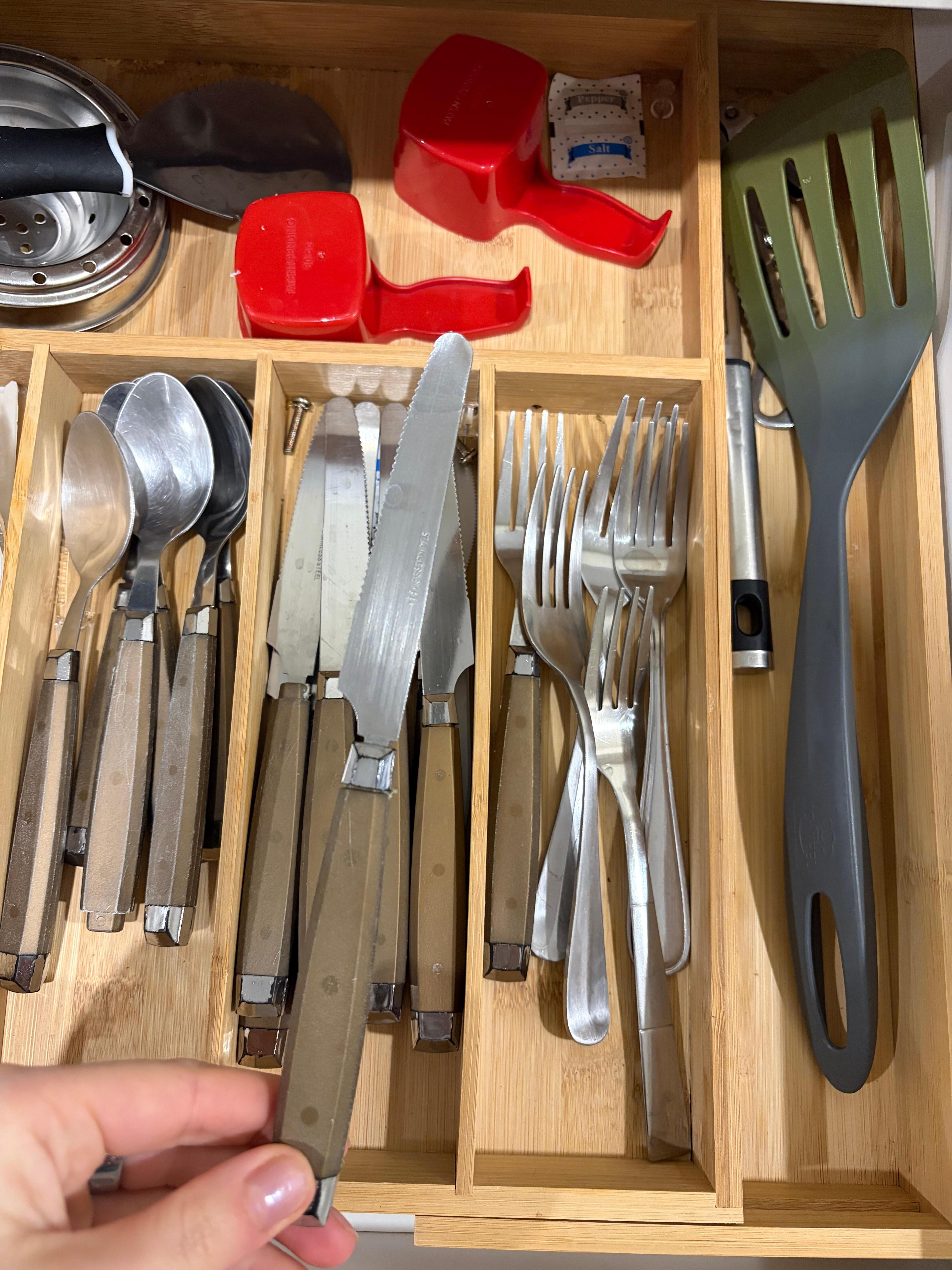 The only type of knife, and half them were broken