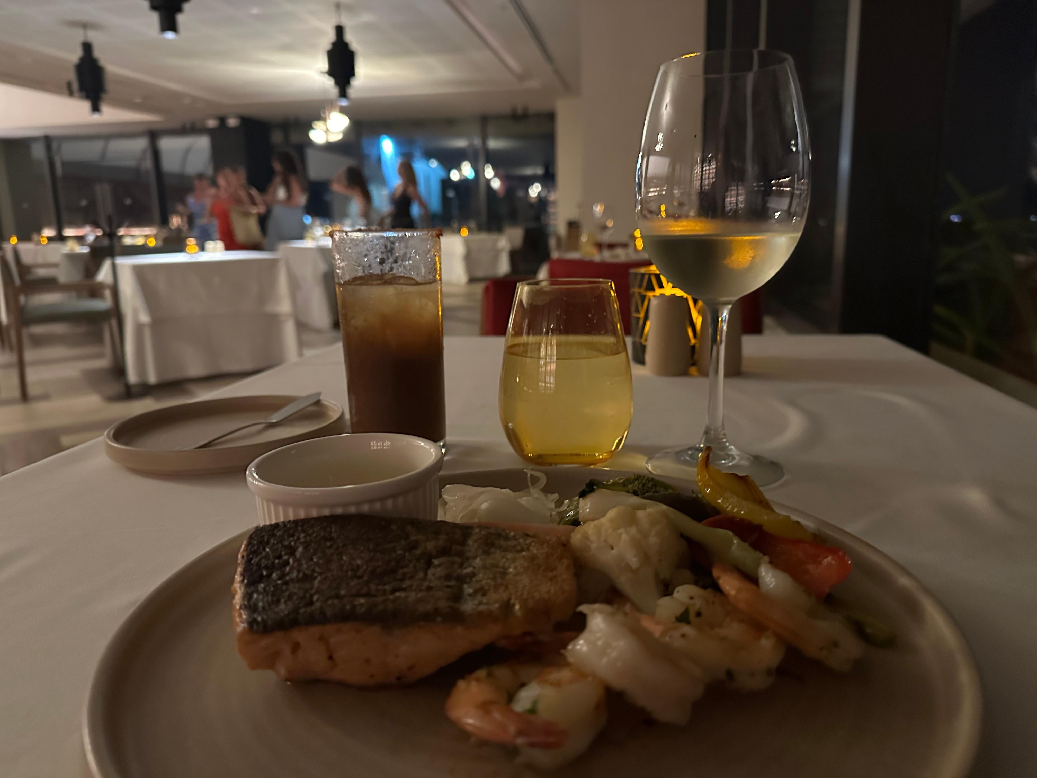 Bluewater grill meal.