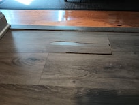 Tripping hazard -quick fix to replace a vinyl tile