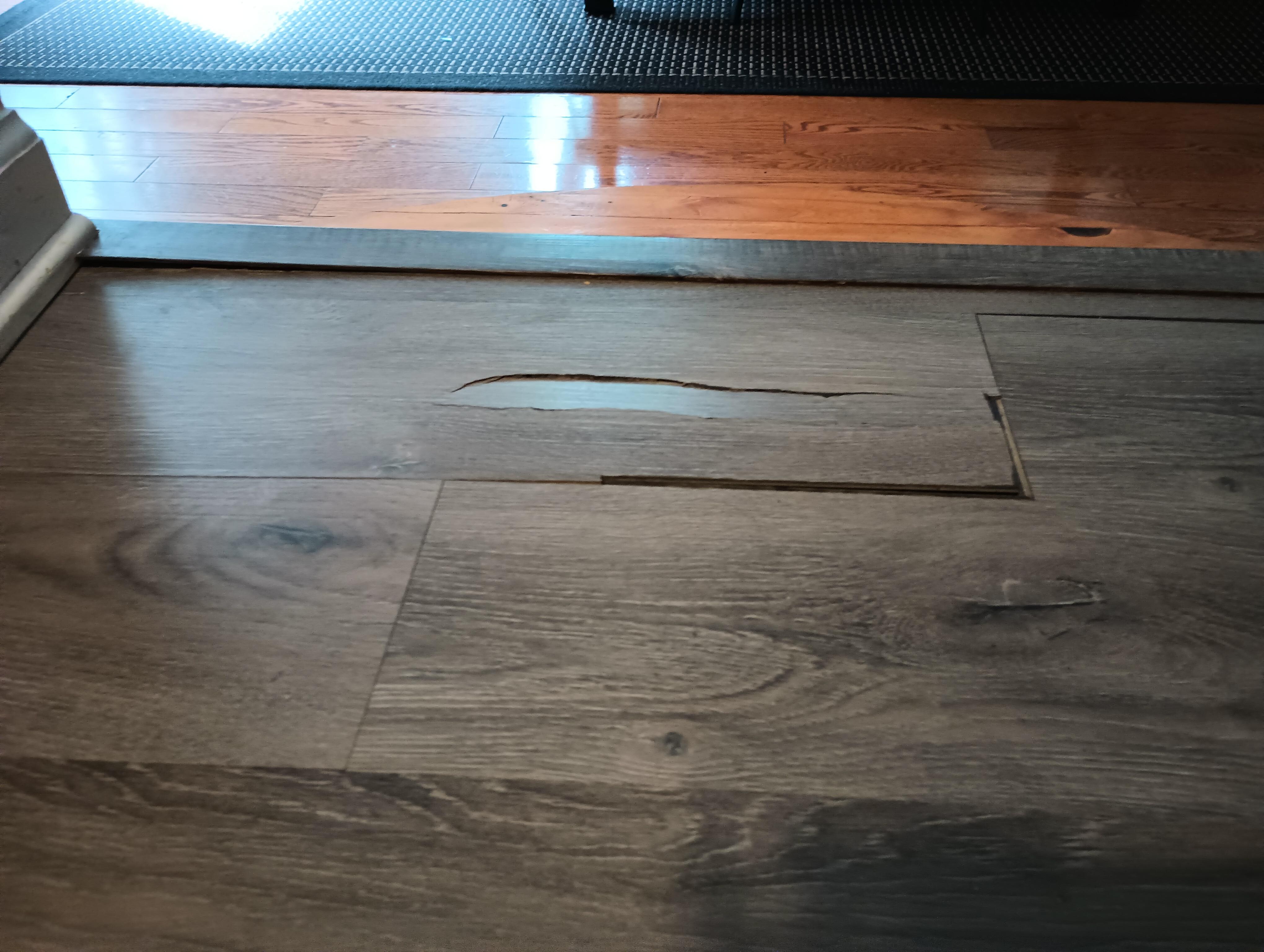 Tripping hazard -quick fix to replace a vinyl tile