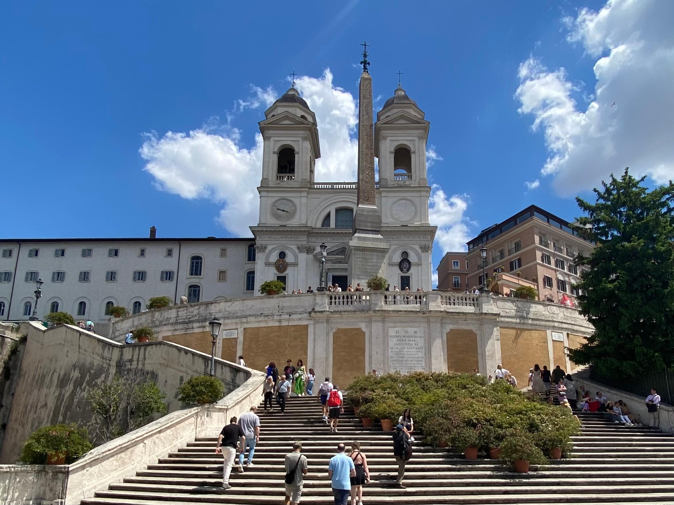 Spanish Steps so close!