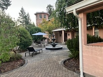 The “Castle” courtyard…