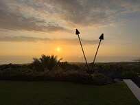 Beautiful view of the sunset