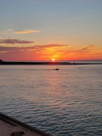 Sun rise balcony view
