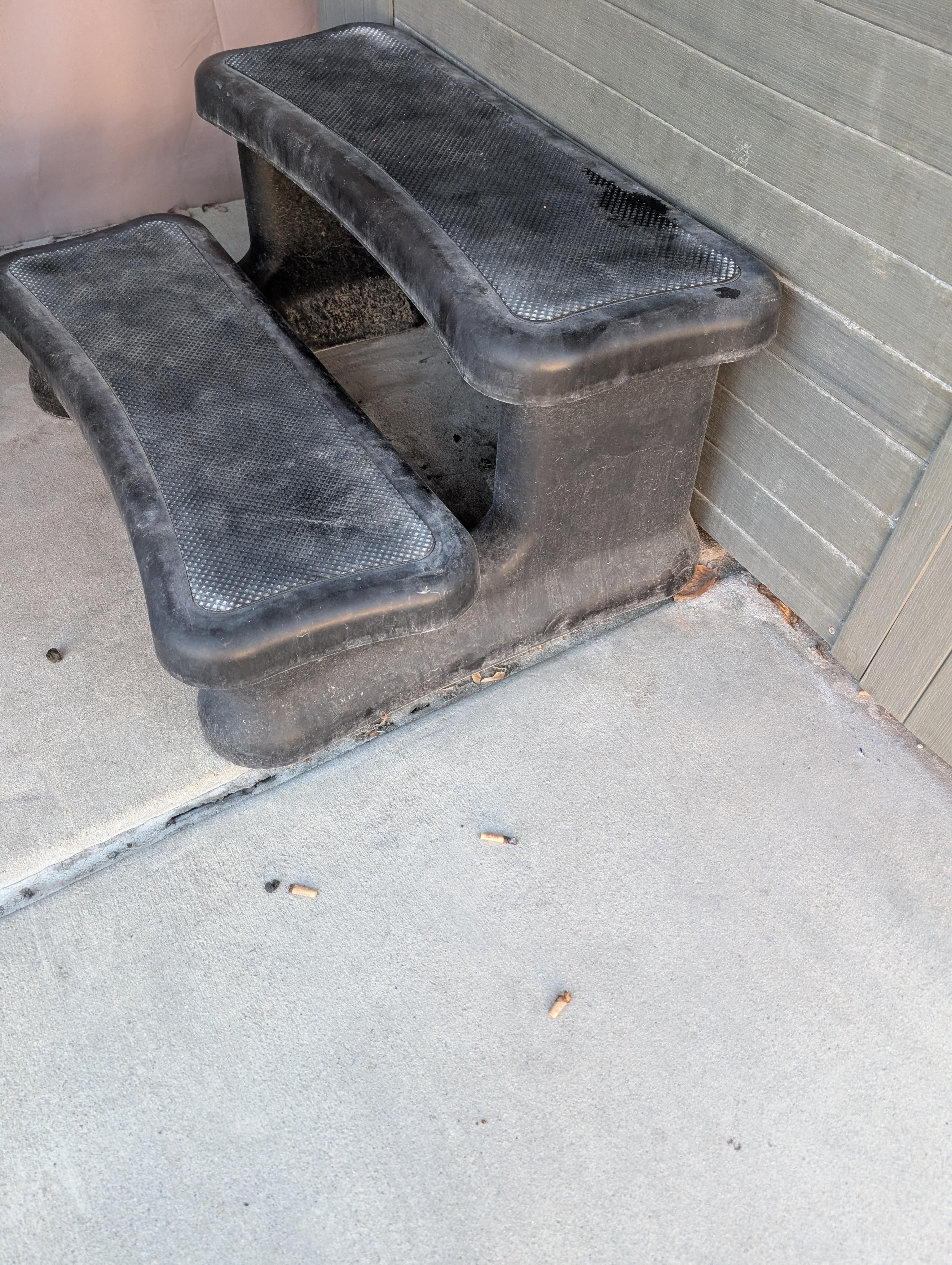 Left over joints found in the backyard