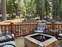 Awesome patio with lots of comfy seats.