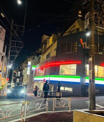 Convenience store across the street