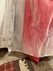 Moldy shower curtain liners