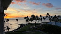 Tough to beat Hawaii sunsets, from our room balcony
