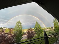From the deck.  We could not finds any of the pots of gold.  Not that we really tried but hey.  The home is in a great location.