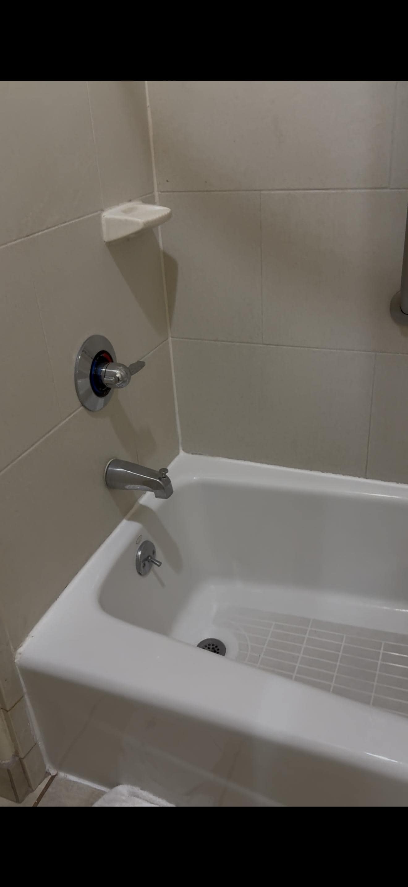Bathroom/shower; water flow not too good….