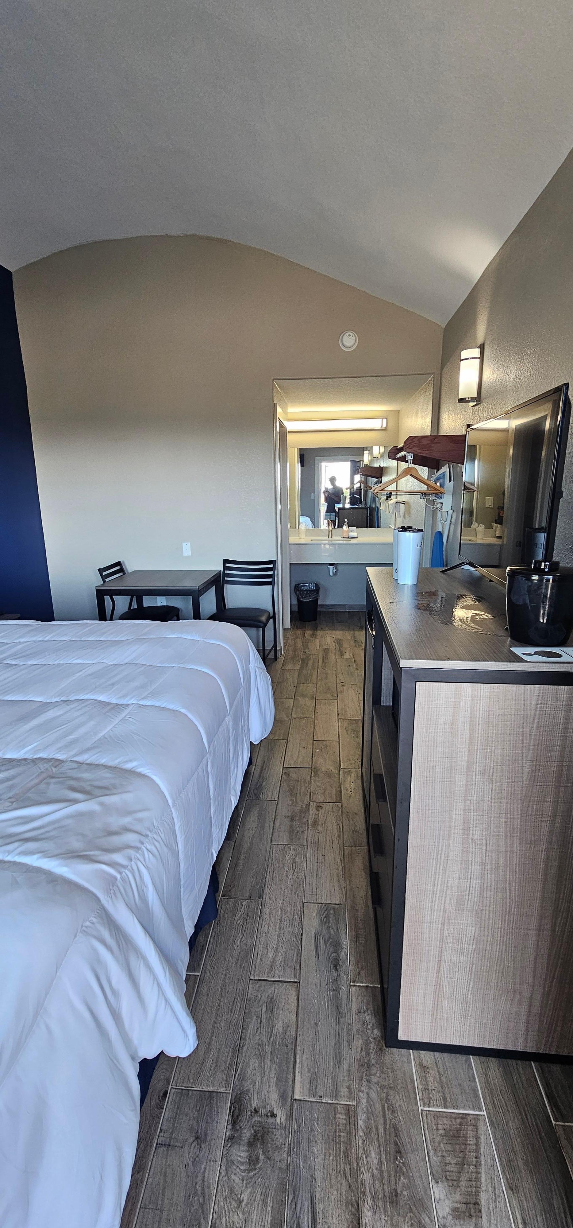 This room is small not the one pictured in the listing