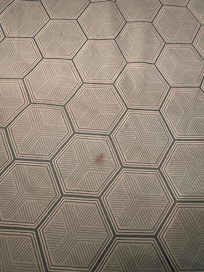 Old stained sheet