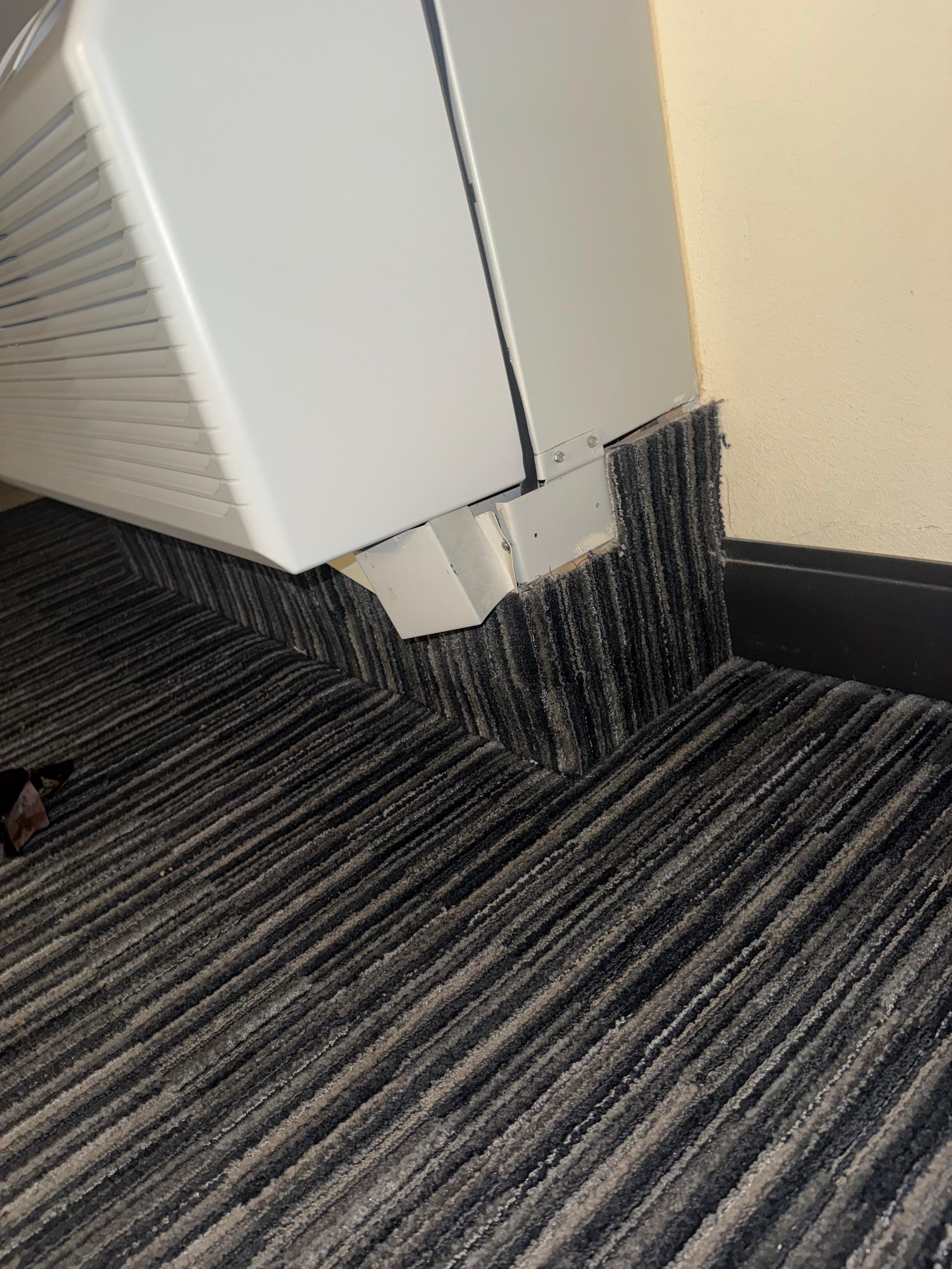 Jagged sharp metal that cut my child 