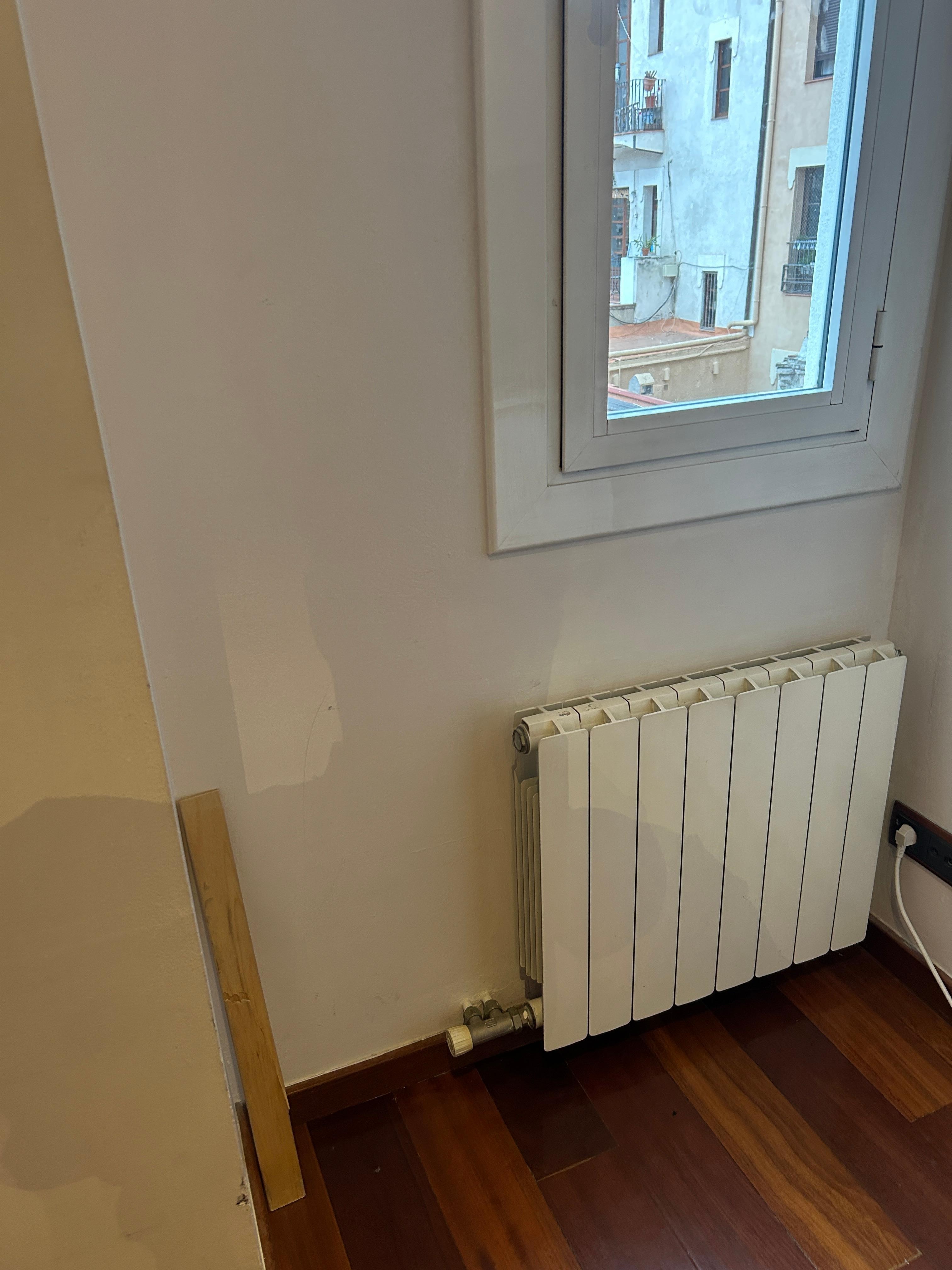 Bed Slat broken, left behind radiator