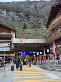 Estación de tren súper cerquita