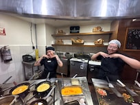 Omelette and egg station