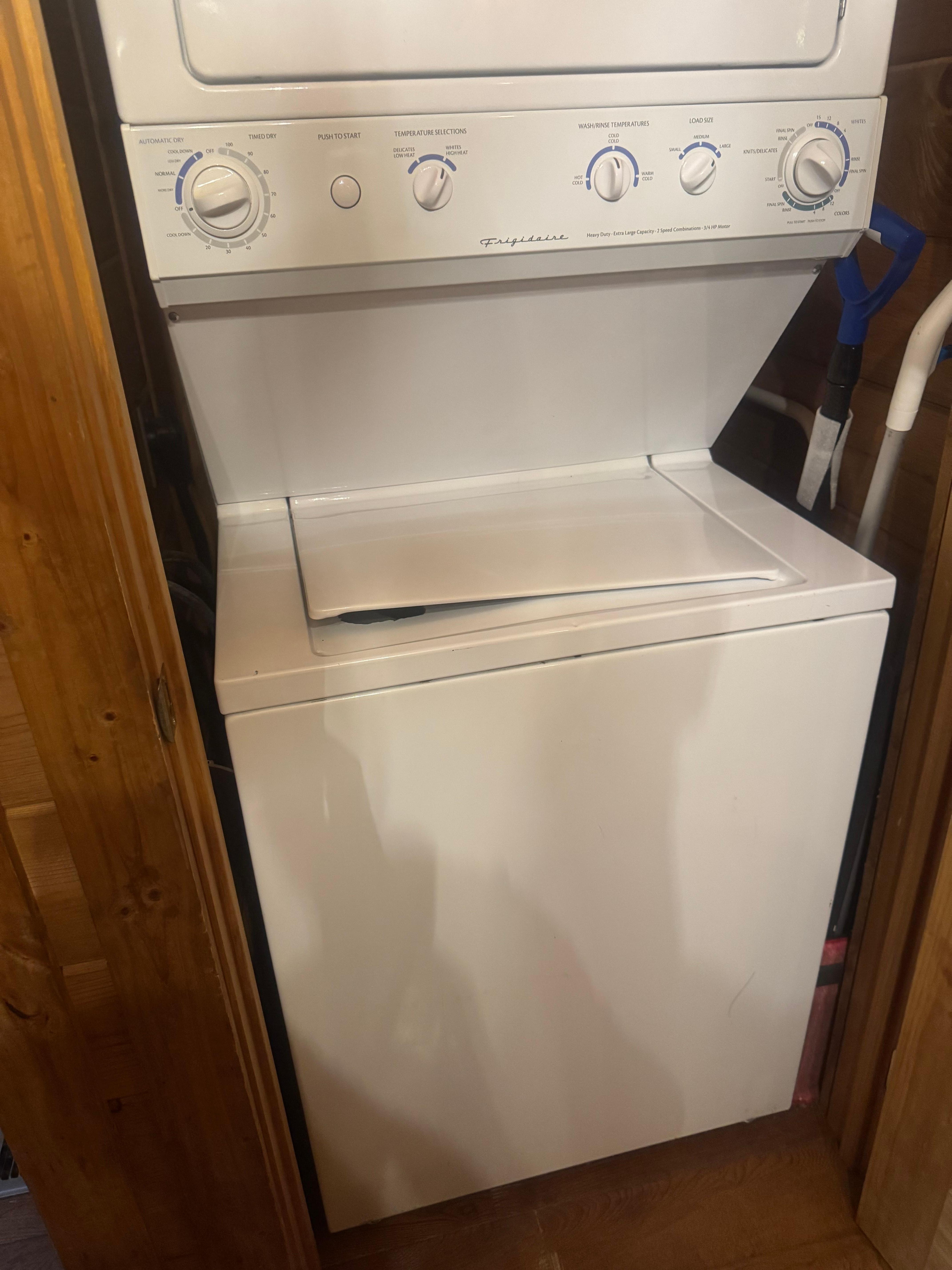 Bent washer lid upon arrival used case of water to keep closed when we did 1 load.