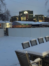 View from back yard.