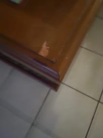 Chips out of furniture