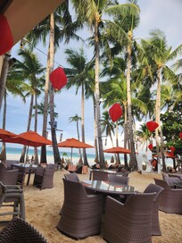 Loved having breakfast looking at the this beautiful beach
