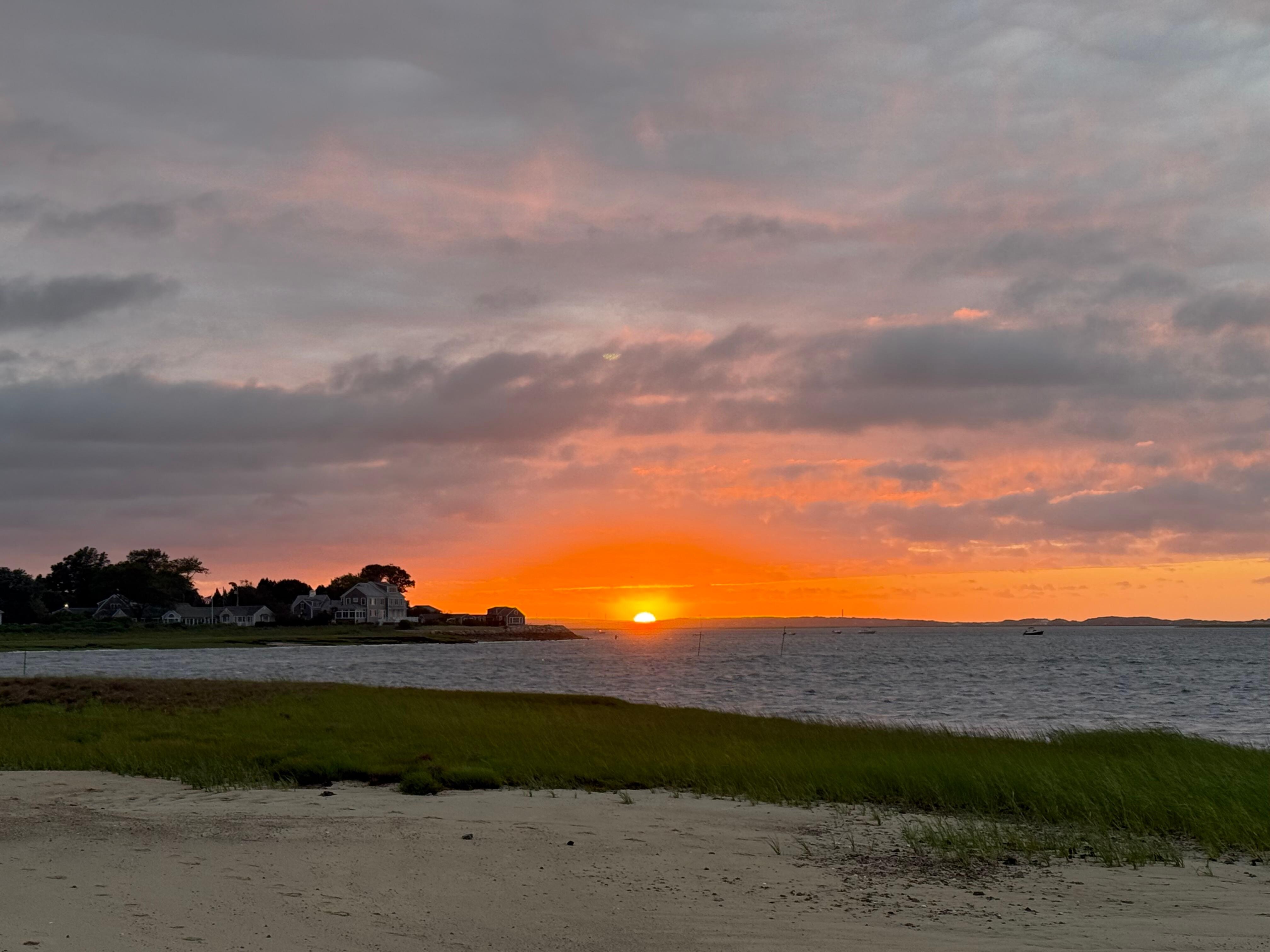Sunset at Millway beach, a short drive.