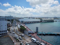 View from pool area