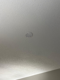 THE SMOKE ALARM WAS MISSING!!!!