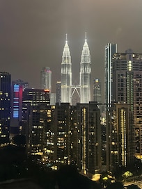 Petronas Twin Towers - view from apartment