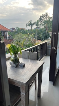 View from the upstairs apartment