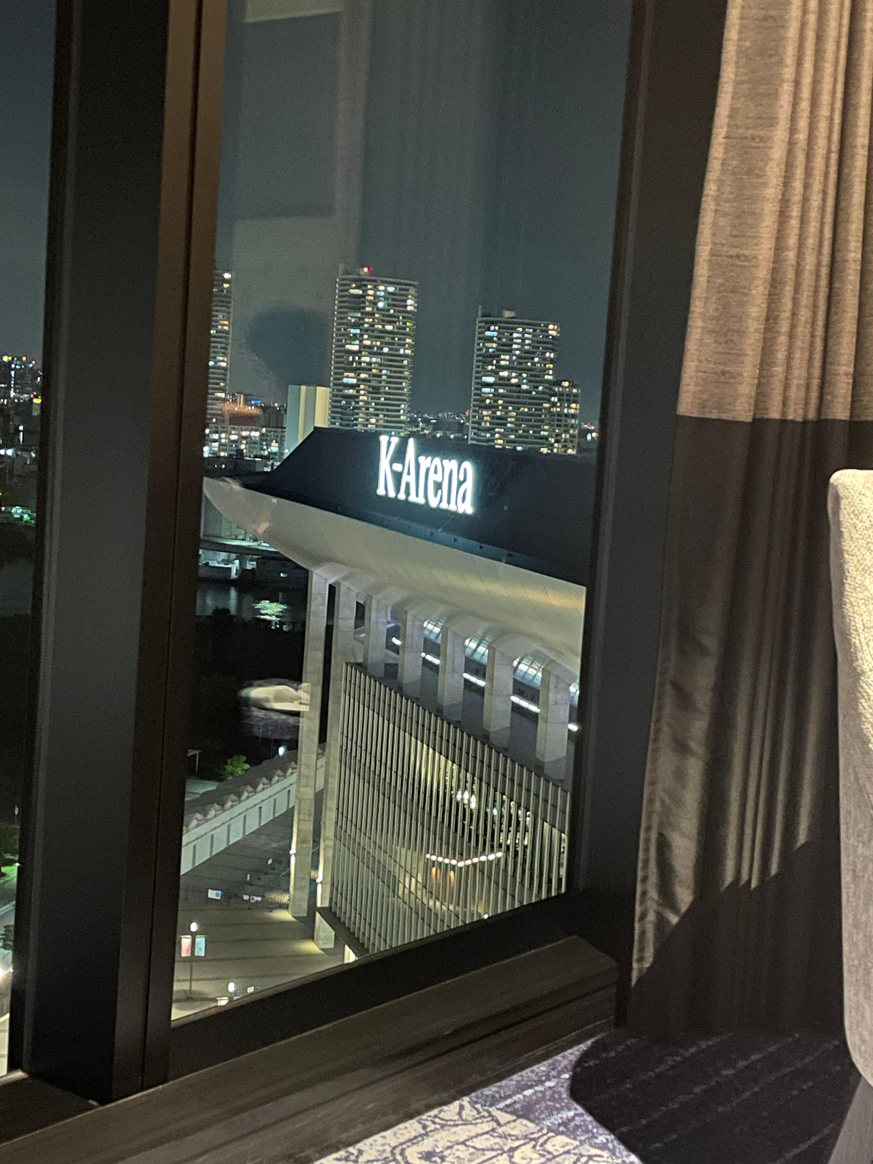 リバービューのお部屋からの景色