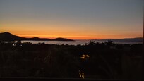Alba dal balcone della camera